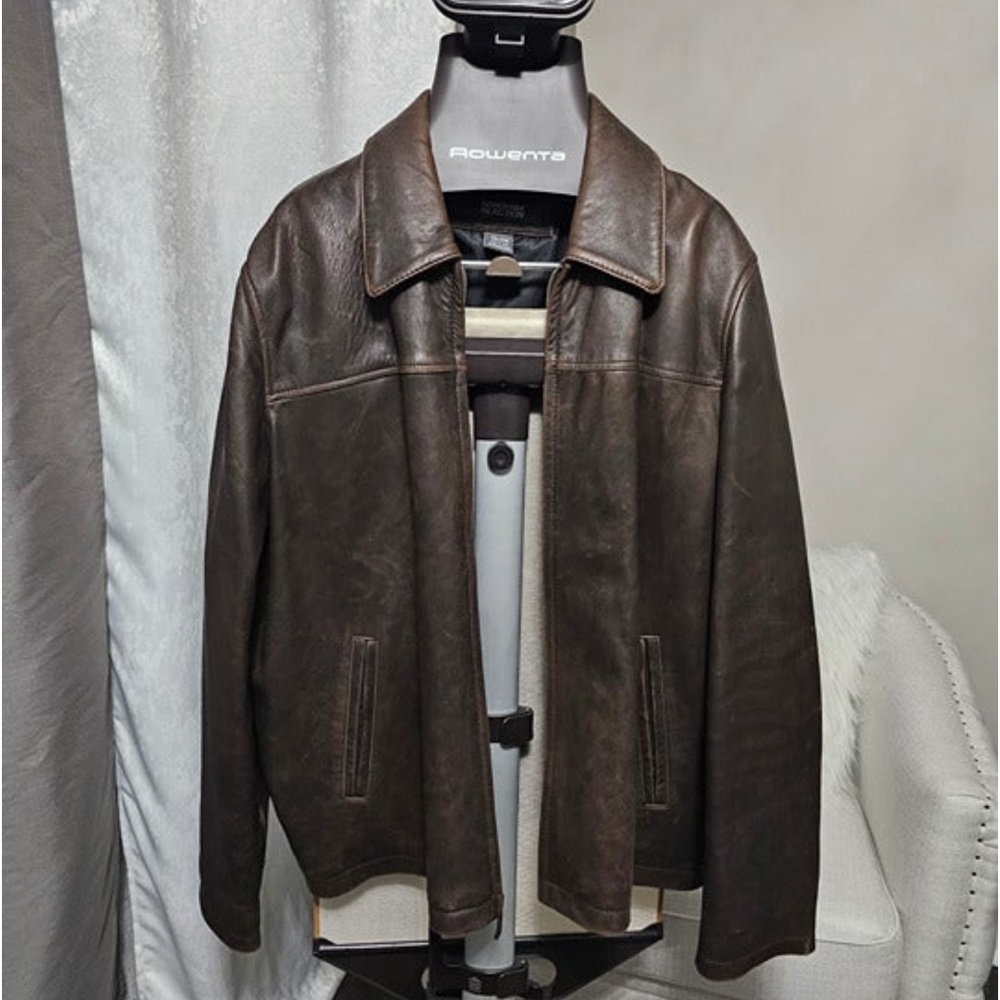 Kenneth Cole leather jacket XXL